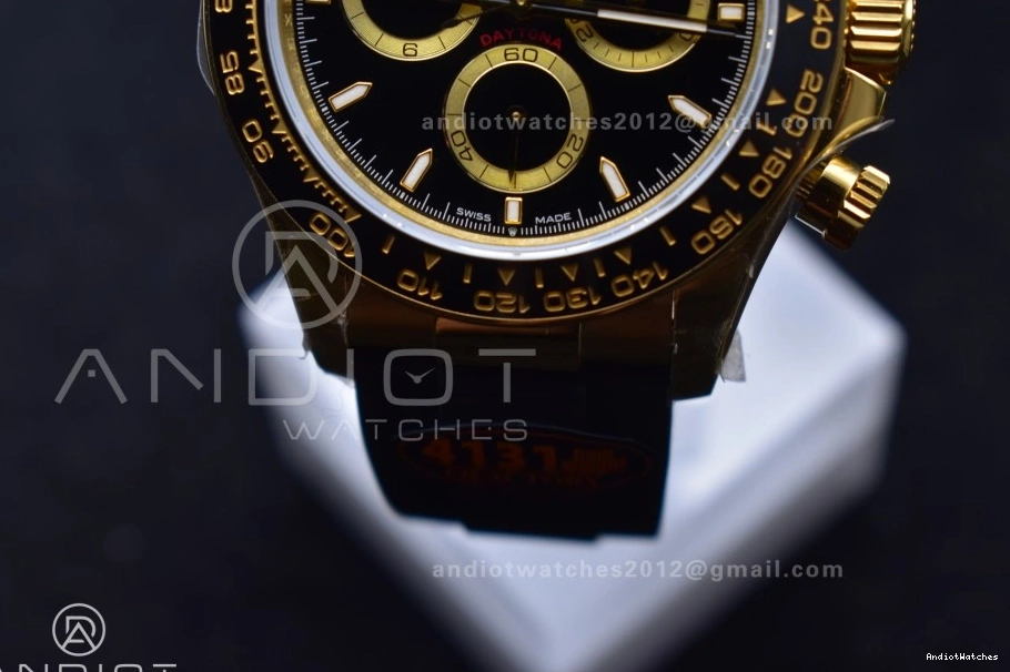 Edition 803 Dial Black QF V6 SH4131 on Best Strap Stylish 1:1 (Weighted) Oysterflex 126518 Daytona 0110